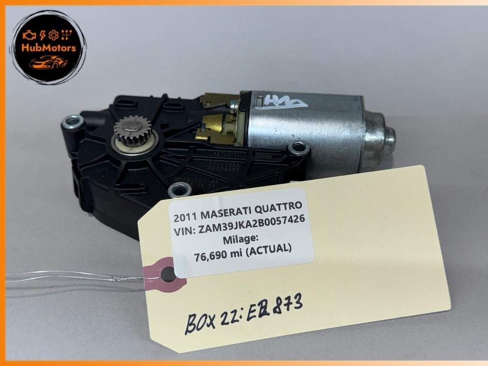 03-13 Maserati Quattroporte M139 Sunroof Sun Roof Motor 6117026 OEM