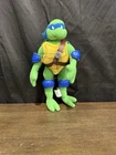 vintage 2002 teenage mutant ninja turtle leonardo plush