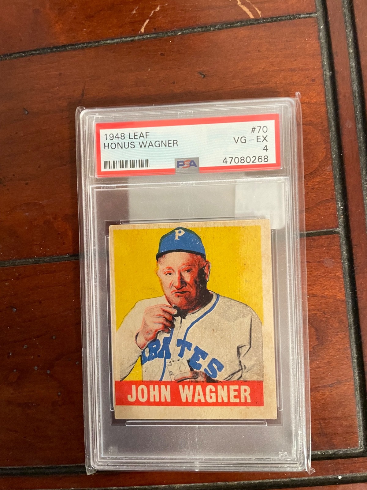 Honus Wagner 1948 Leaf Baseball Card #70 PSA 4