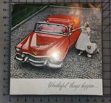 1954 Cadillac Brochure Mailer Original Rare