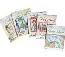 5 Copic Coloring Guide Books Marker Illustration Intro to Coloring with 3 CD s