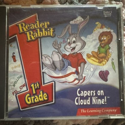 Reader Rabbit 1st Grade Capers On Cloud Nine PC CD Rom Game