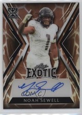 2023 Leaf Exotic Giraffe Prismatic 2/5 Noah Sewell #BA-NS1 Auto 4z8
