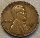 1931 S - Lincoln Wheat Cent Penny - VF - Very Fine