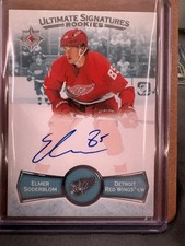 Upper Deck Ultimate Signatures Rookies Elmer Soderblom #USR-ES Red Wings Autogr…