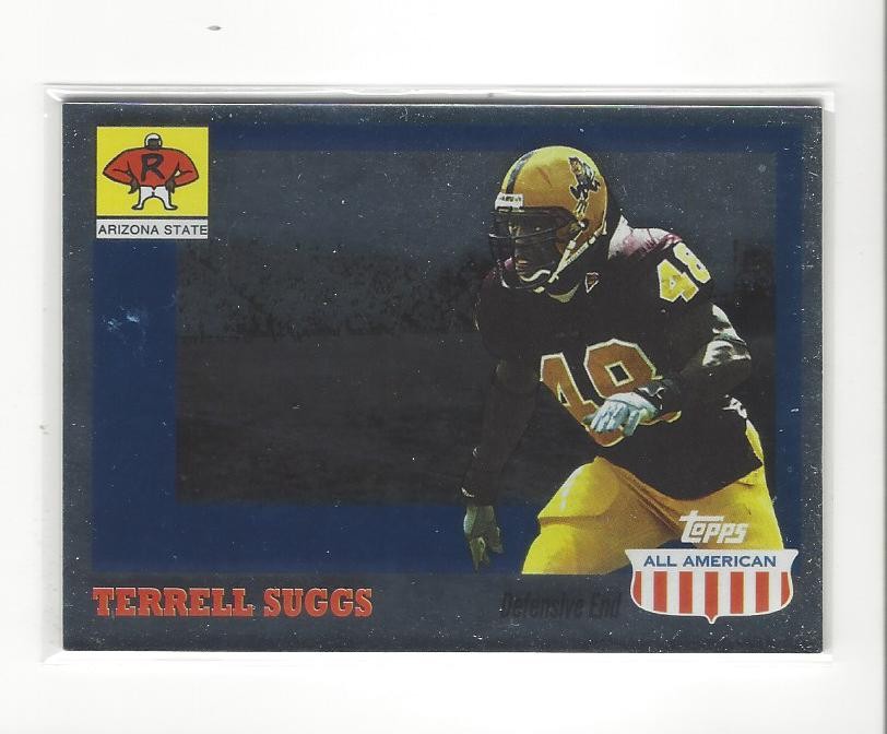 2003 Topps All American Foil #102 Terrell Suggs RC Rookie Arizona State Ravens