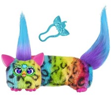 Hasbro Furby DJ Furblets Rainbow Cat Mini Friend Furby-speaking only powered