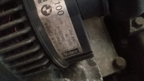 1435938 Lichtmaschine Generator a13v1200  2541962a  20098 BMW 3-S DE846804-56