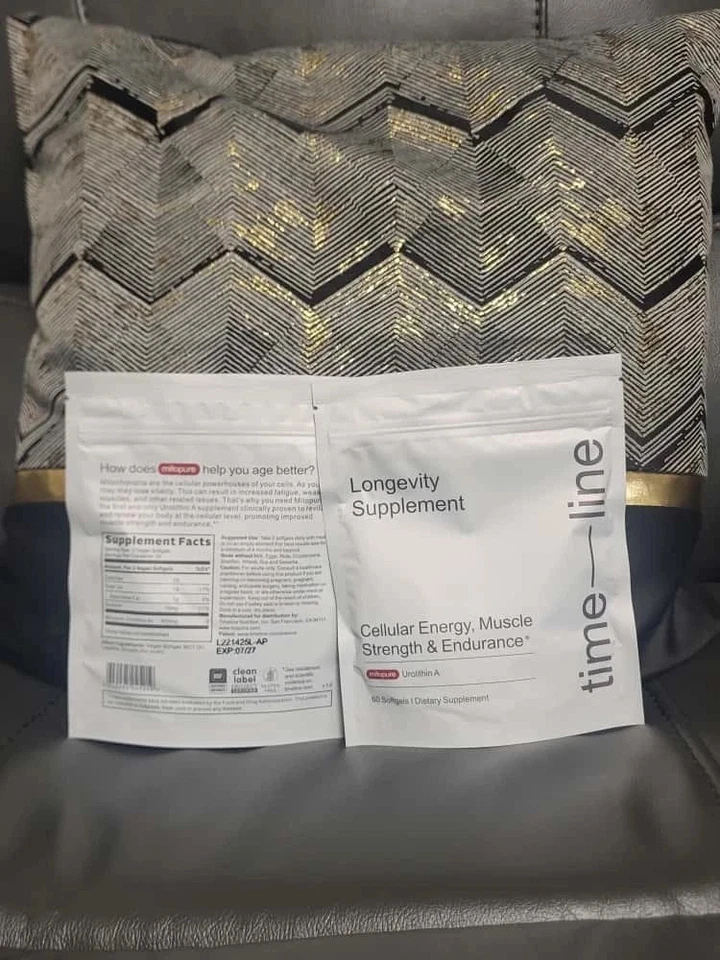 Time-Line Mitopure Supplement Longevity Urolithin A 60 Softgels - Image 4 of 4