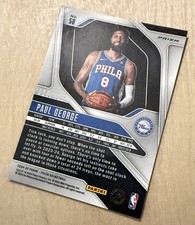2024-25 Panini Prizm Paul George #50 Blue Wave Prizm /125 Philadelphia 76ers