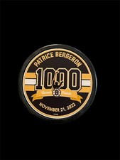 Patrice Bergeron| 1000 Points| Commemorative Puck