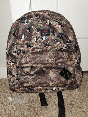 Vans X Nintendo Men's old Skool II Duck Hunt Camo Backpack Bag