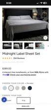 sheex California king sheet set