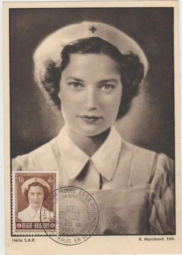 Belgium 1953  FDC/Maxi Card  Red Cross issue   good condition