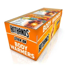 HotHands Body Warmers with Adhesive - Long Lasting Safe Natural Odorless Air