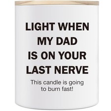 Christmas Mom Gifts from Daughter Son, 10OZ Birthday Gifts Light When My Dad