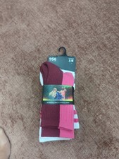 Women's Crew Socks DSG Cushioned Arch Support 3-pack NWT Multicolor Size M/5-10