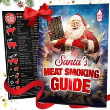 Santa's Meat Smoking Guide - Must Have Smoker Accessories for Pellet Grill - ...