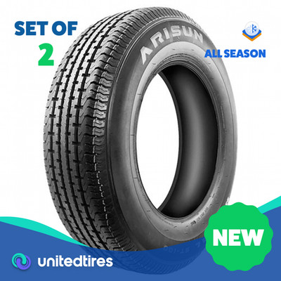 Set of (2) New ST 205/75R14 Arisun ST-100 100M