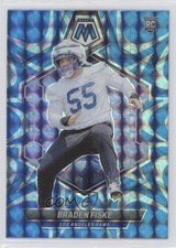 2024 Panini Mosaic Rookies Reactive Blue Mosaic Prizm Braden Fiske #339 1e8u