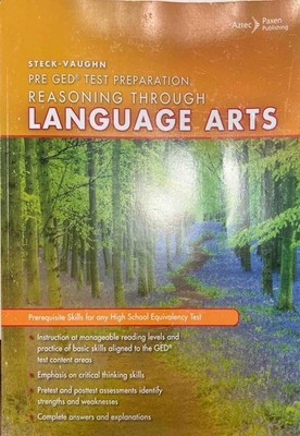Pre GED Test Preparation Reasoning Through Language Arts Workbook