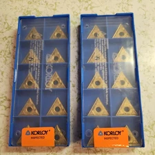 KORLOY TNMG220404-VF NC5330,2 pac, 10PC each PACK-NEW-