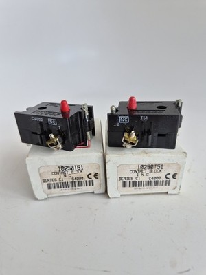 Lot of (2) Cutler-Hammer Part No. 10250T51 CONTACT BLOCKS Series C1 New in BOX!
