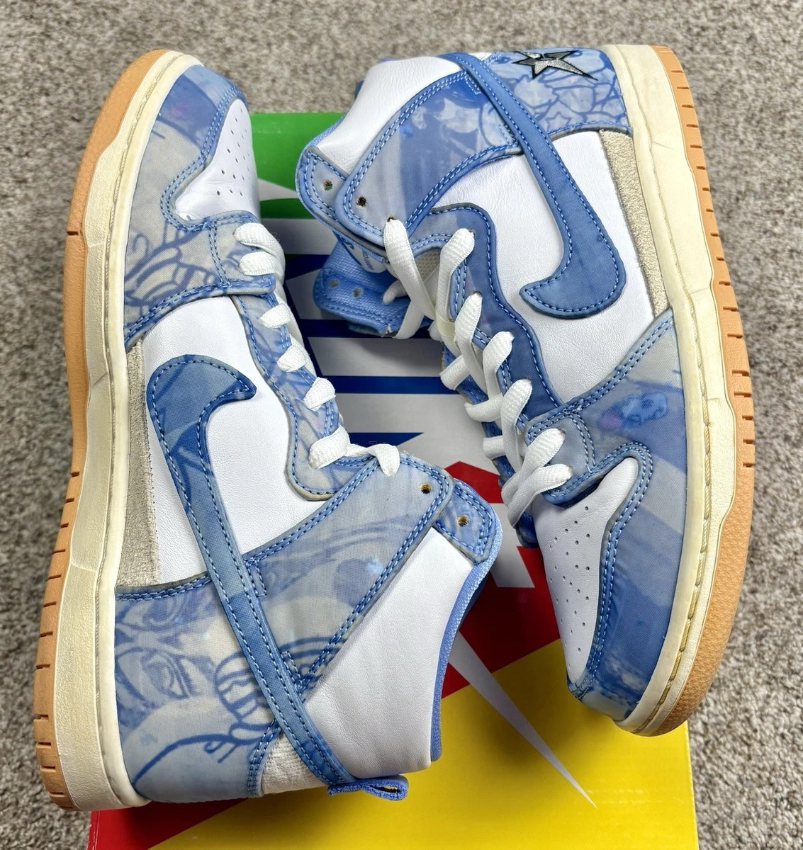 Nike Carpet Company x Dunk SB High Blue for Sale | Authenticity