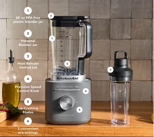 KitchenAid Pure Power Blender With Personal Jar KSB2079DG