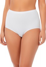 Comfort Choice Plus Size Full Coverage Nylon Brief 5-Pack