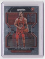 2021-22 Panini Prizm Marko Simonovic Rookie Chicago Bulls #166