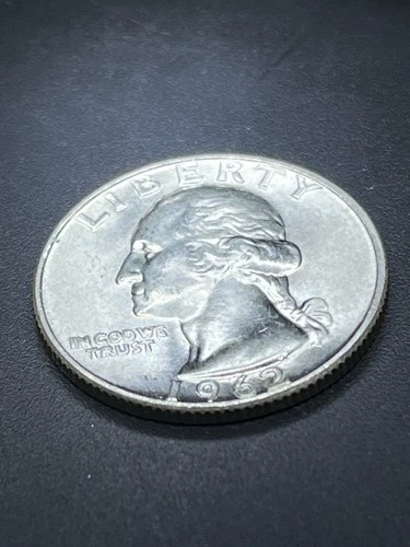 AU/BU 1962 D  Washington Quarter,90% Silver  EXACT COIN  # RPD34