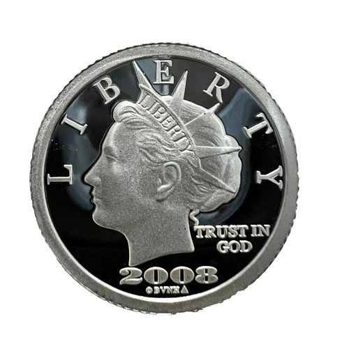 2008 1/5th oz .999 Fine SILVER PROOF NORFED $10 SILVER ROUND Liberty ✅ BU