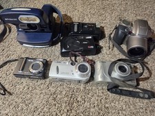 Lot Of 7 Vintagecameras Polaroid Blue One 600 Not Tested