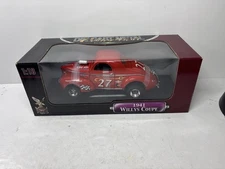 Road Signature by Yat Ming 1941 Willy's Coupe Red 1/18 Scale  #27 New In The Box