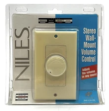 NILES Audio SCW-1D Stereo Wall-Mount Volume Control Color: Bone BRAND NEW USA