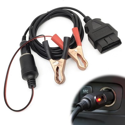 3M/10ft OBD II Vehicle ECU Emergency Power Supply Cable Memory Saver with... 