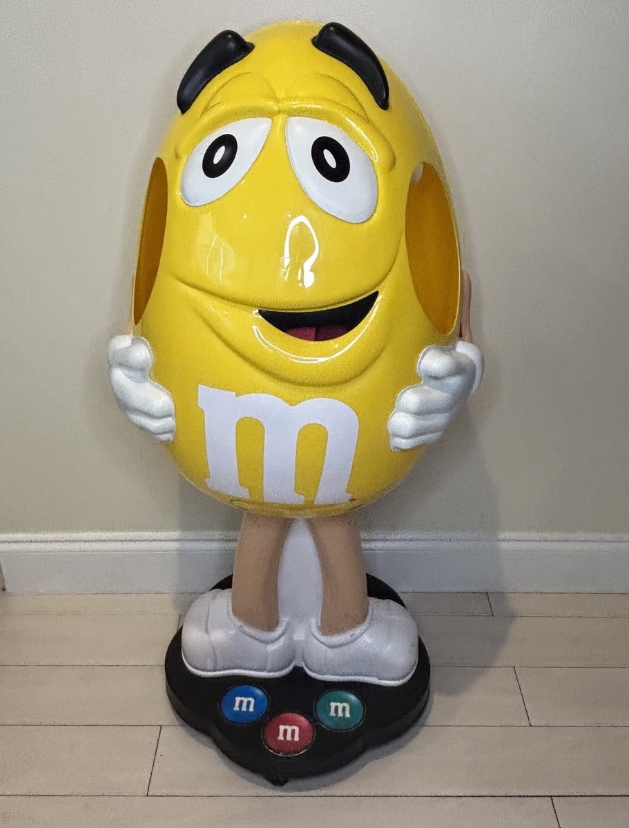 M&m Store Display Character Yellow 41 Inch On Wheels 2006 | eBay