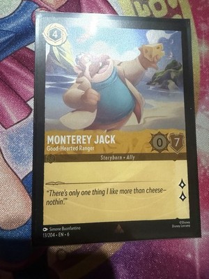 Monterey Jack Good Hearted Ranger 13/204 Disney Lorcana Azurite Sea Cold Foil
