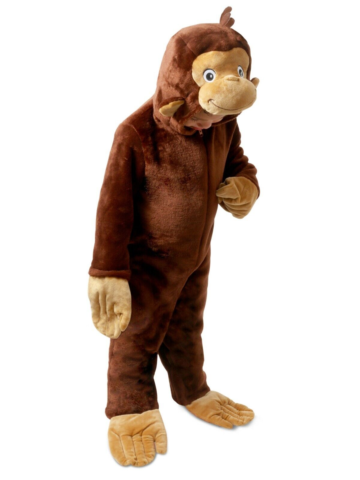 2018 Vendita Calda Curioso George Monkey Costume Mascotte Fancy Birthday  Party Dress Costume Di Carnevale Di Halloween Da 129,9 €