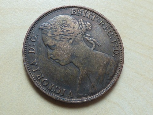 Queen Victoria 1 Penny 1837-1901 Wählen Sie Ihr Datum Jede Münze hat ihr eigenes Bild. - Bild 123 von 259