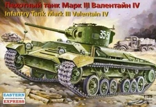 1/35 Infantry Tank Mk.III Valentine IV Eastern Express 35148 Plastic Model kit