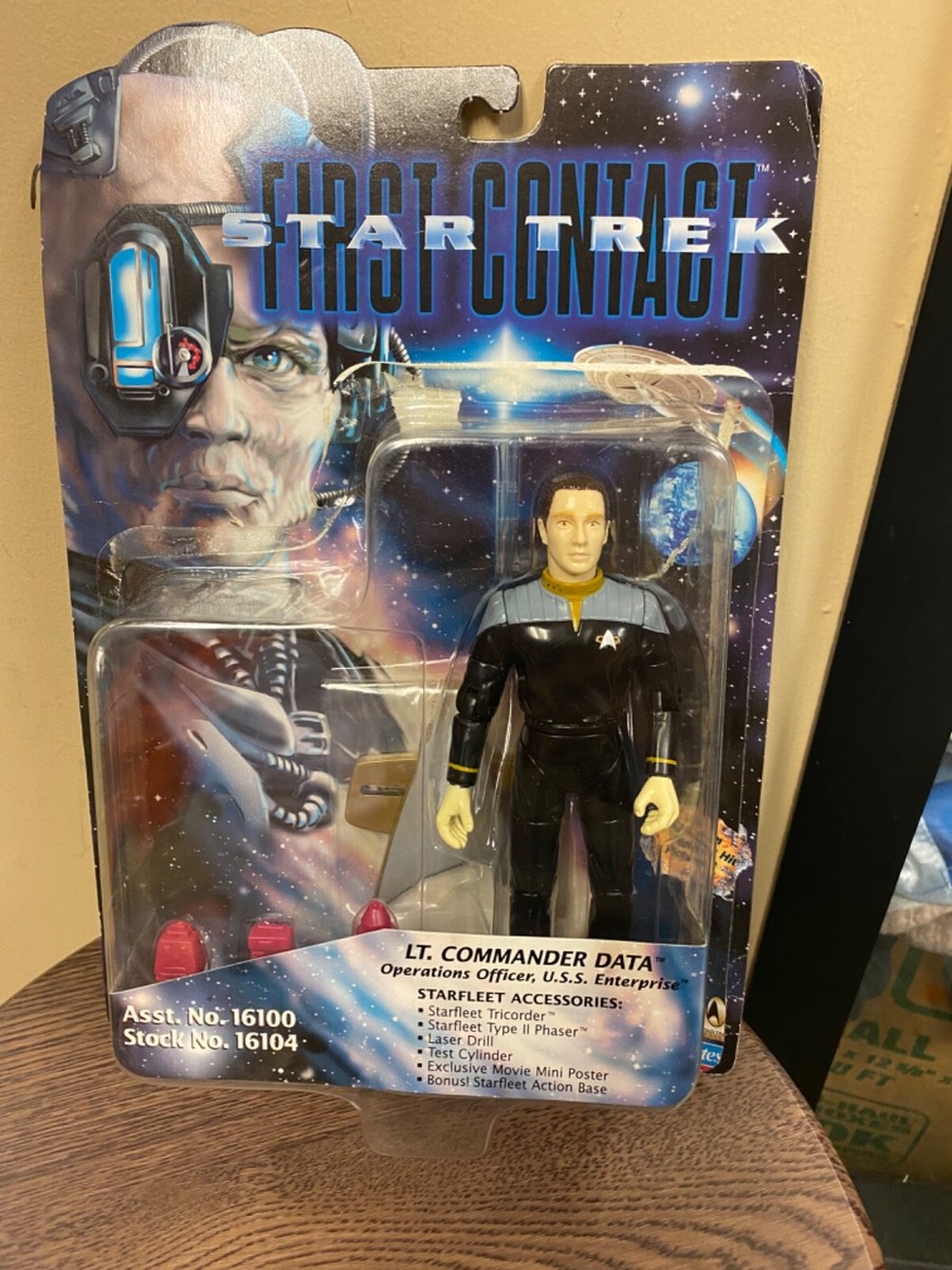 コミック・アニメ Star Trek First Contact Lt. Commander Playmates Toys Lt. Commander Data Star Trek First Contact Action
