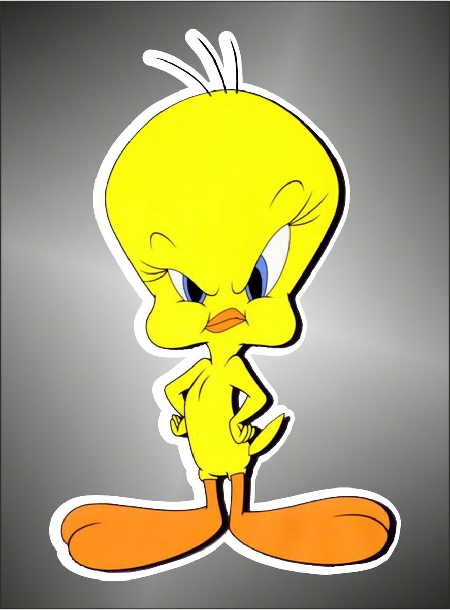 Aufkleber - Sticker TITTY TWEETY Comics cartoon Zeichentrickfilm 