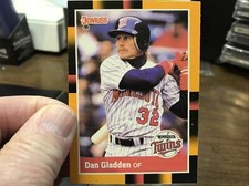 1988 Donruss Baseball's Best # 130 DAN GLADDEN III TWINS