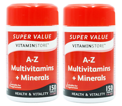 Multivitamin & Mineralstoffe Vital 300 Vegetaraner Tabletten A-Z für Männer & Frauen ab 12+