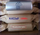0.022uF 1000V K72P-6 К72П-6 Military PTFE teflon Film Capacitors Audio...