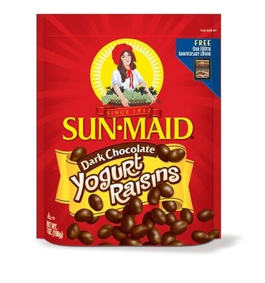 Sun maid yogurt raisins Dark chocolate (041143092804)