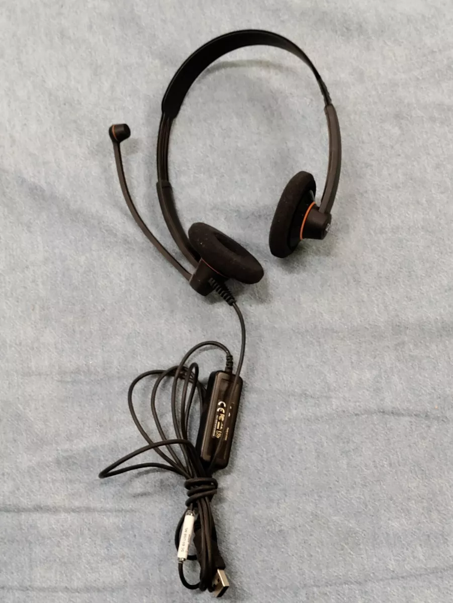 Lot of 3 Sennheiser 2 ear SC 60 USB ML Stereo Lync Headset Left