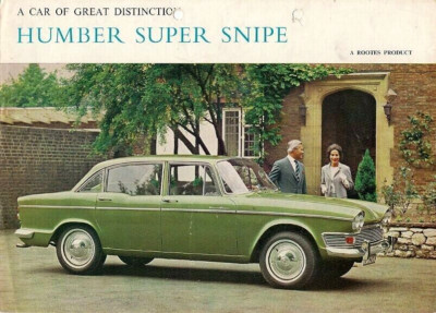 Humber Super Snipe Series V 1965-1967 UK Market Foldout Sales Brochure FAIR